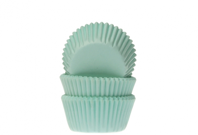 Mini baking cups mint 35x23 mm