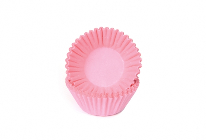 baking cups Chocolade/Petit four pastel roze 25x19mm