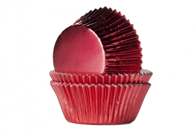 Baking cup Rood folie 51x38 mm