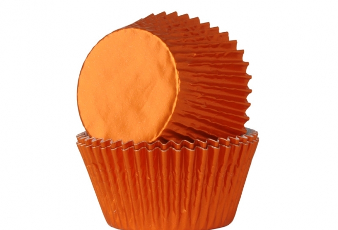 Baking cup Oranje folie 51x38 mm