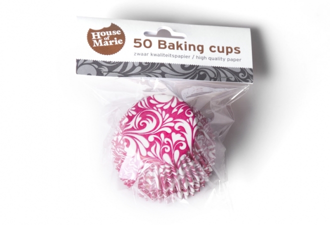 Baking cup Marie Framboos rood 50x33 mm