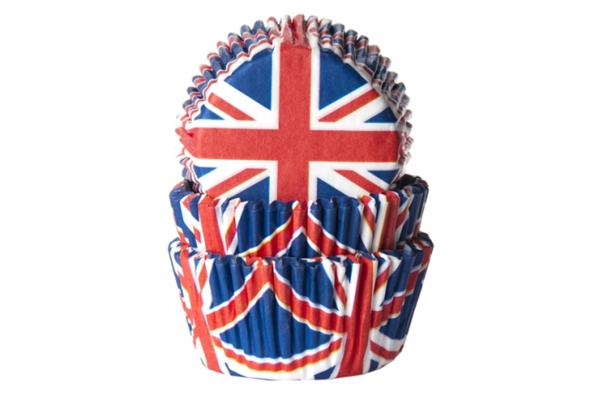 Baking cup vlag Groot-Brittannië 50x33 mm
