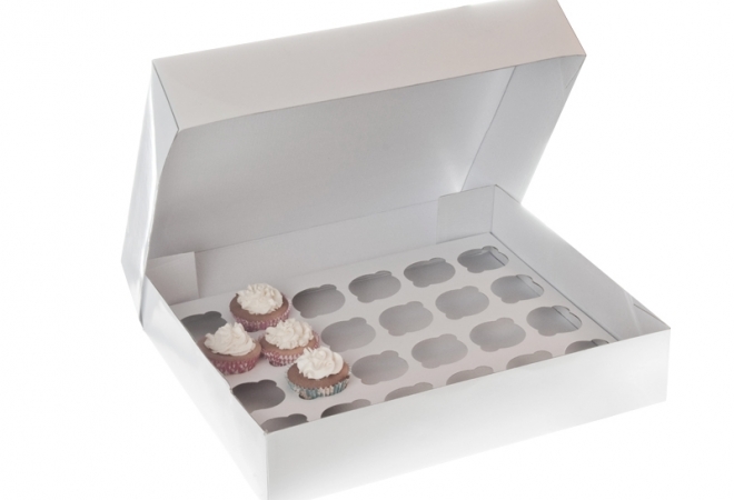 kartonnen inserts voor 24 cupcakes (zonder cupcakedoos)