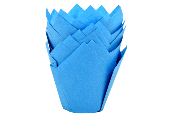 Muffin tulip cups Blue