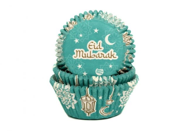 Baking cups Eid Mubarak 50x33mm