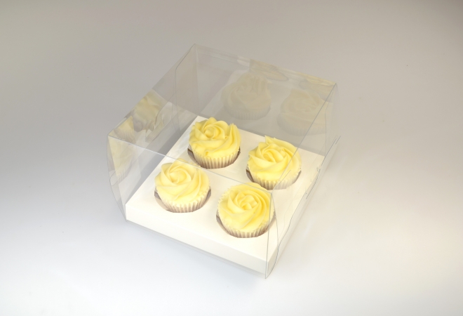 Clear 4 cupcakebox