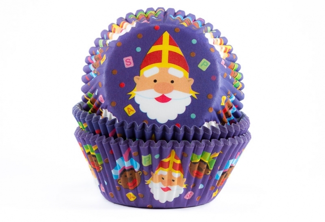 Baking cup Sint en Piet 50x33 mm