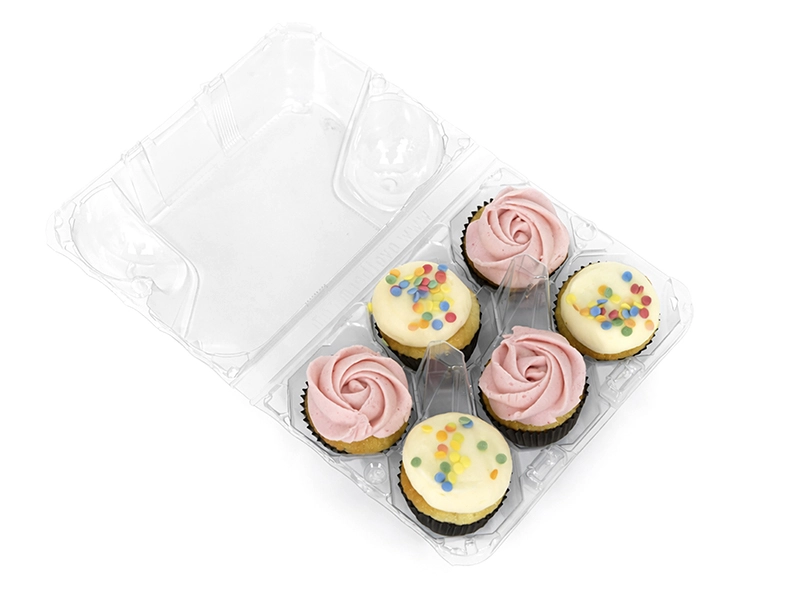 Transparante eierdoos 6 of 12 stuks